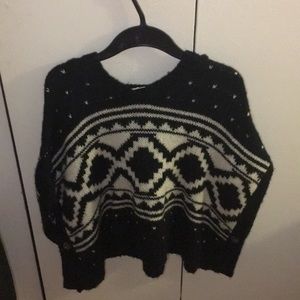 Poncho sweater